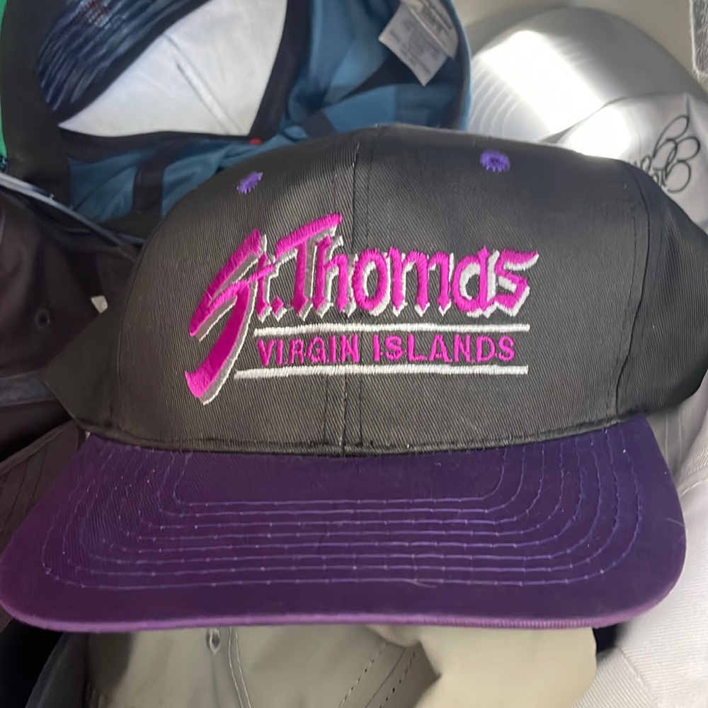St. Thomas Virgin Islands American Paradise adjustable hat